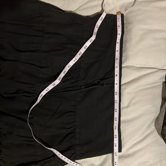 Splendid Washed Black Linen/Cotton Tiered Skirt, XS - Picture 4 of 4